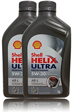 2L 2 Liter SHELL Motoröl Öl HELIX ULTRA Professional AR-L 5W30 Renault RN0720