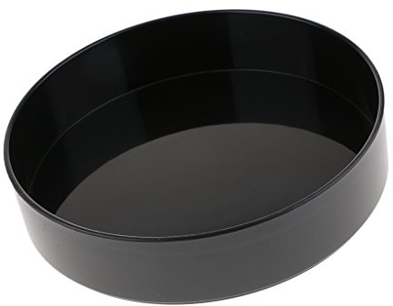 Baoblaze Vaso per Fiori Suiban Ikebana Contenitore Decorazione, Nero, 28 cm