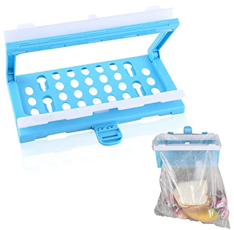 Trash Bag Holder,Over The Cabinet Door Garbage Holder,Under Sink Garbage Bag Holder,Hanging Trash Bag Holder Garbage Bag Hanging Rack for Kitchen Cupboard Cabinets Waste Bag