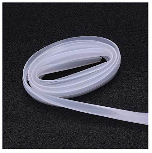 Cqinju-joint de porte douche H H Shape Bande de joint en caoutchouc insonorisé, étanchéité de la fenêtre coulissante, pour douche Salle de bain Straits de porte en verre sans cadre, Facile à installer