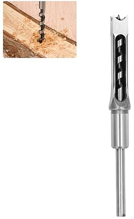 1Pcs Woodworker Square Hole Drill Bits, Square Mortising Chisel Hole Saw Drill Bit, Alloy Steel Adjustable Mortising Chisel, Woodworking Power Tool for Carpenter 5/8 inches(16mm)
