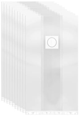 TANCUDER 20 PCS Mushroom Bags with Vents, Mushroom Grow Bags Autoclavable Mushroom Spawn Grow Bag Clear Breathable Mushroom Substrate Bag with 0.2 Micron Filter Patch for Mushroom Grain (19.5 x 50 cm)