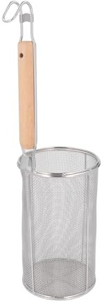 Malla De Cesta De Pasta De Acero Inoxidable, Colador De Pasta, Colador De Fideos, Bola De Masa De Comida, Espumadera De Malla Fina, Colador De Araña De Malla De Acero Inoxidable, Cesta De Pasta De Mal