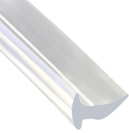Cozylkx Striscia Di Tenuta per Finestre Guarnizione Morbida Paraspifferi Di Vetro - Lunga 1 M, Adatta per Spazi Di 2-2,5 Mm