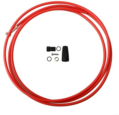 SPORTARC Bremsschlauch-Set, hydraulisches Fahrrad-Scheibenbremsschlauch-Set für BH90 SLX M7000 M7100 XT M8000 XTR M9000 M9020 Serie (rot)