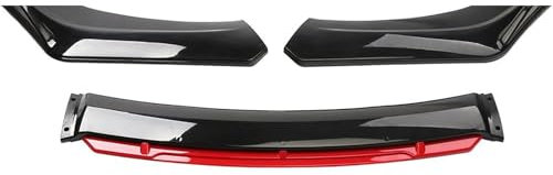 ZHAOXDONN Auto Frontlippe Frontspoiler für Ford Kuga (2008-2013 2014 2015 2016 2017 2018 2019 2020 2021 2022 2023 2024), Spoiler Frontstoßstangen Diffusor Lip Splitter Protector Auto Zubehör,B/Red
