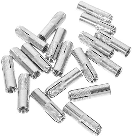 MUCKLILY 50stücke Gerändelte Tropfanker Aus Verzinktem Erweiterungsbolzen Für Beton Geeignet Für Montage in Soliden Betonstrukturen