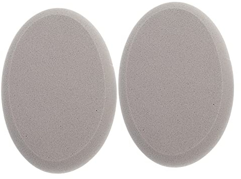 FRCOLOR 2pezzi Piumini per Cipria Piumini da Cipria per Trucco Piumino da Dito Piumino Cuscino per Trucco da Fissante Spugnetta