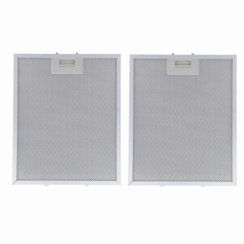 2 Stück Ersatzfilter für Dunstabzugshaube, Aluminium-Fettfilter Austauschfilter Dunstabzugshaube mit 5-lagigem Aluminium, Filter für Dunstabzugshauben in der Küche, 340 x 280 x 9 mm