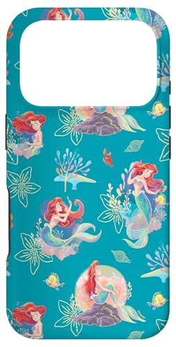 Carcasa para iPhone 17 Pro Disney Princess Ariel Flounder y Sebastian bajo el mar