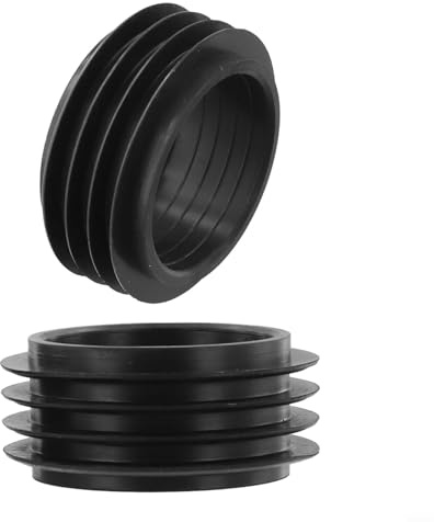 Rubber Drain Pipe Sealing for Ring 90-110mm Adapter Water Tank Toilet for Sewage Pipes Seal for Home Plumbing Repair Black Drainage Accessories 2PCS (five floors)
