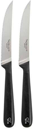 Robert Welch Serrated Steak Knives, 12 cm Blade Length, Set of 2