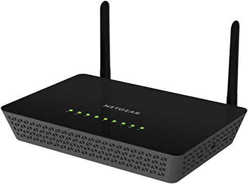 Netgear R6220 Router WiFi con Velocità Wireless Dual Band AC1200 fino a 1200 Mbps, copertura fino a 50 m² e 10 Dispositivi, 4 Porte Gigabit