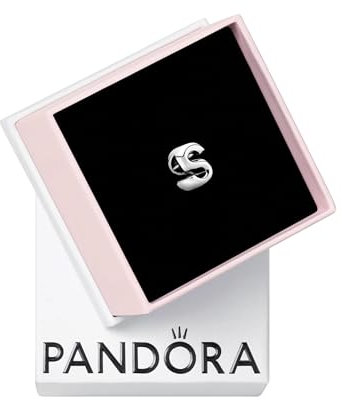 Charm Pandora 797473 mujer plata letra S, Argent sterling, taille unique