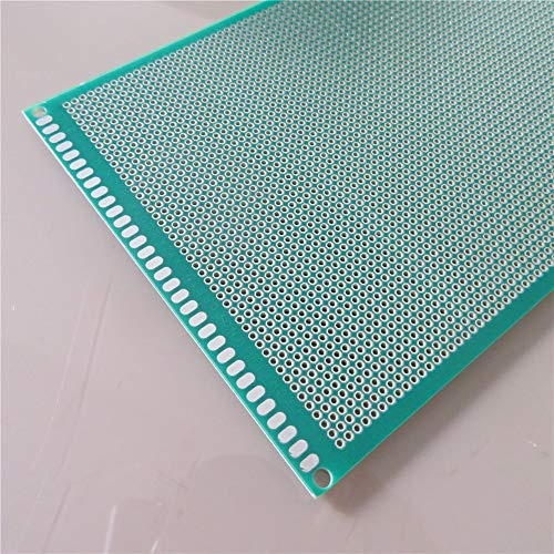 2Stk 10x22cm Pitch 2.0mm 2mm Lochabstand zweiseitig doubble Side Fibreglass Lochraster Punktraster raster FR4 Prototype Paper PCB Platine Leiterplatte Experiment Matrix Circuit Board