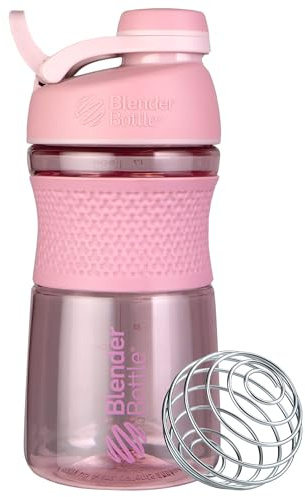 BlenderBottle SportMixer Shaker-Flasche perfekt für Protein-Shakes und Pre-Workout, 800 ml, Rose