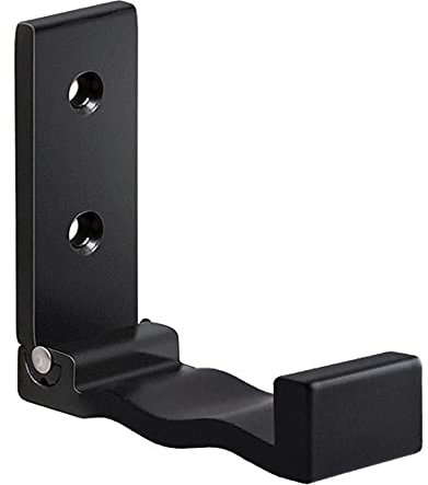 Bayli 1x multifunktionaler Klapphaken | Faltbare Wandhaken | 90° Grad Wandhandtuchhaken | Kopfhörerhalter - Farbe [schwarz] - Kleiderhaken aus Aluminiumlegierung | Garderobenhaken | Wandhandtuchhaken