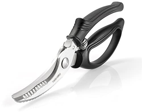 Heavy Duty Kitchen Scissors, Stainless Steel Poultry Shears Multipurpose Kitchen Cutter for Turkey Bone Meat Beaf-Spring Loaded