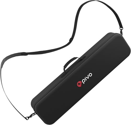 Pivo Stativ ausziehbarer und Leichter Aluminiumständer mit Travel Case Classic für Smartphone und Kamera, 160 cm, mit universellem 1/4-Zoll-Gewinde und 3 Höhen, für Action Cam, DSLR und Pivo Pods