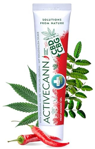 Annabis ACTIVECANN Wärmegel mit Hanfsamenöl, CBD + CBG, scharfer Pfeffer, Zimt 75ml