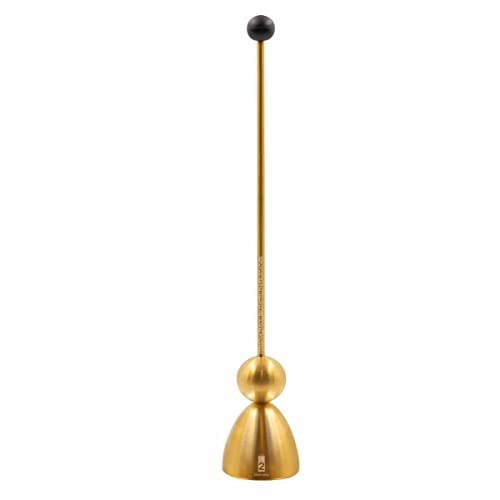 Clack Eieröffner Golden Edition, Matt Gold, Silikonkugel schwarz