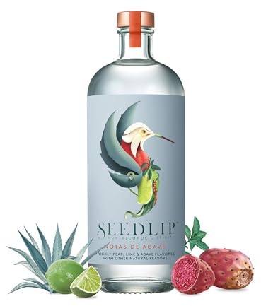 SEEDLIP Notas De Agave – Non-Alcoholic Spirit | Calorie Free, Sugar Free | Spirit Alternative | Non-Alcoholic Cocktails | 23.7 fl oz (700ml)