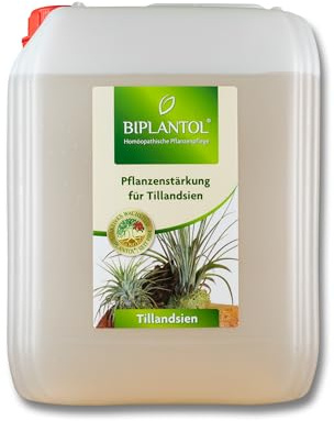 BIPLANTOL® Tillandsien 5L – Natürliche Pflege für Tillandsien & Bromelien – Pflanzenstärkungsmittel zur Regeneration & Blühfreude – Ideal für epiphytische Zimmerpflanzen – Luftpflanzen