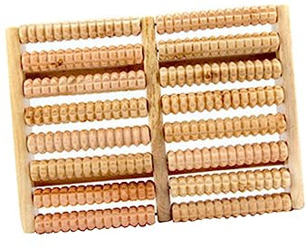 Beaupretty Fußmassagegerät Holzroller Fußroller Massageroller Zur Muskelentspannung Schmerzreduktion Und Durchblutungsförderung Langlebiges Naturholz Bei Fußschmerzen Und Verspannungen