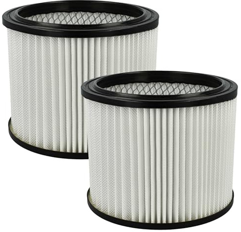 vhbw 2x Patronenfilter Ersatz für Scheppach 4014915229186 für Absauganlage | HEPA Ersatz-Filter, 16 x 12,7 cm