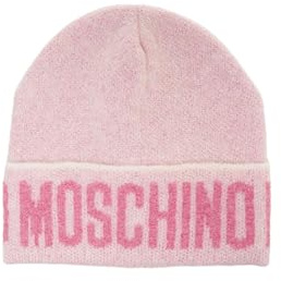 MOSCHINO Damenhut aus Wolle, Mohair, Rosa, Rosa, One size