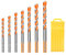 FTXanty Foret Carrelage Forets à Verre Forets à Béton 7 pcs 3-12mm Forets à bois Forets à pierre Forets à Céramique Multifonctions pour Métal Bois Béton Carrelage Plastique Verre
