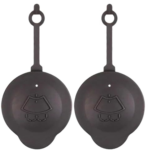 TSUOUKL 2pcs Tapa de deposito liquido limpiaparabrisas, Tapa de cierre de depósito para líquido limpiaparabrisas, tapa tanque limpiaparabrisas, Compatible con Nissann Micra K13 (2010-2016), 289131HA3A