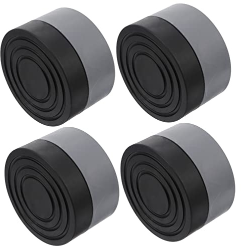 HAKIDZEL 4 Pcs Non-Slip Shock-Proof Washer Dryer Feet Pads 6Cm Height, Sturdy PP and PVC Material Anti-Vibration Foot Mat for Washing Machines and Household Appliances