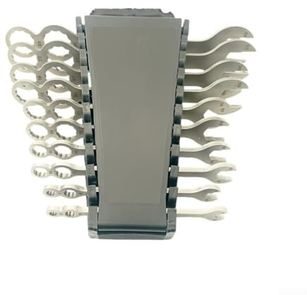 JGmotorfi Multifunktionales 11-teiliges Schraubenschlüssel-Set mit ergonomischen Griffen für Mechaniker, inklusive offenem Ende und doppelseitigen, dünnen Schraubenschlüsseln für einfache Installation