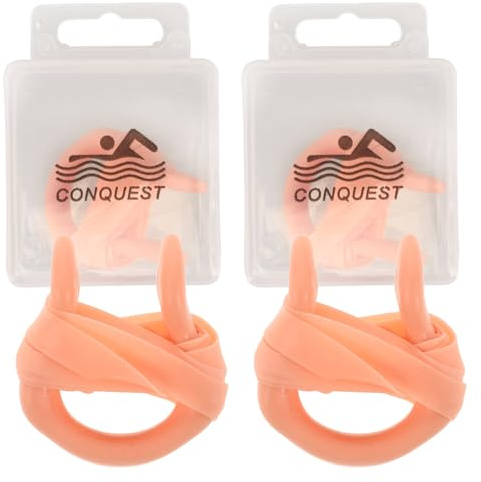 Alipis 4 Pezzi Clip Naso Silicone per Nuoto Tappi Naso Piscina Antiscivolo per Adulti e Accessori Impermeabili per Immersione e Sport Acquatici
