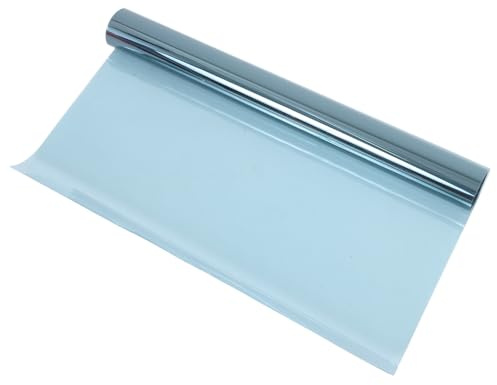 Hemobllo Film Réfléchissant la Chaleur pour Vitres de Voiture 50 CM X 5 M Film Isolant Thermique Anti-UV pour Vitres Protection Solaire et Contrôle Température pour Automobile Outils et