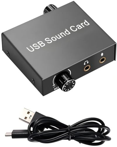USB-ljudkort for extern set-top-box/dator Extern omvandlare drivrutinlös högtalare USB-externt ljudkort