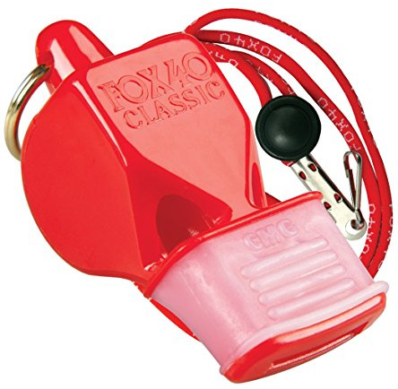 FOX40 Classic CMG Safety Trillerpfeife + passende Break-away Sicherheits-Pfeifenschnur