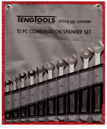 Teng Tools Combination Spanner Set Spanner sets - 6510MM