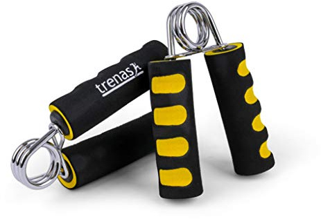 Dos pinzas para el entrenamiento de las manos y de los antebrazos