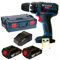Bosch GSR 18-V-LI - Destornillador (Ión de litio, 18V, 1.7 kg) Negro, Azul