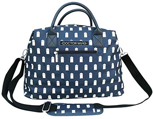 DOCTOR WHO TARDIS Laptoptasche - Unisex Kuriertasche Fanartikel | Vielseitig für Uni, Büro oder Reise, Praktisch und Stilvoll, Offiziell Lizenziertes BBC Merchandise