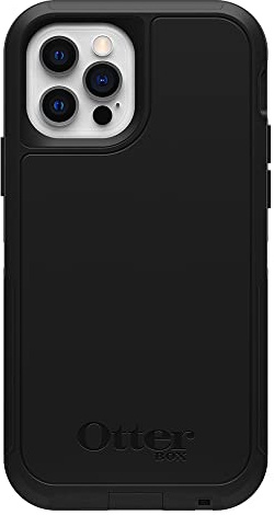 OtterBox Defender XT Hülle für iPhone 12 / iPhone 12 Pro mit MagSafe, stoßfest, Ultra-robust, schützende Hülle, 4X getestet nach Militärstandard, Schwarz