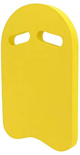 Dilwe Tavoletta da Nuoto, Tavola da Nuoto Galleggiante a Forma di U Tavola da Allenamento per Piscina in Eva Attrezzatura per Il Nuoto(Giallo)