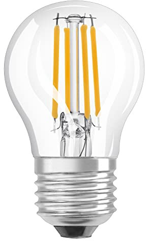 LEDVANCE Mini forma di palla classica con design a filamento con tecnologia WiFi, 4W, bianco caldo, E27, 1 confezione