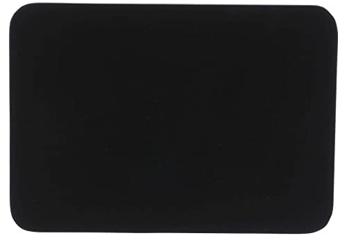 Holyart Piattino portacandela Rettangolare Alluminio Nero 17x12 cm