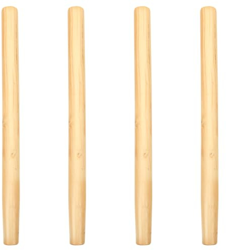 Healeved Wooden Scythe Handle Grip Replacement 15.35In Non-Skid Ergonomic Garden Tool Handle for Shovels Sickles Hoes Lightweight Durable
