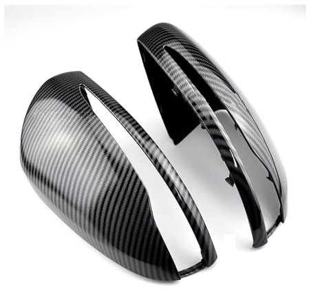 Rückspiegel Abdeckung Für Benz BCES Für CLS Für GLA Für GLB Für GLC W205 W247 H247 X247 X253 C253 W222 C217 W213 C257 Tür Spiegel Kappe Abdeckungen Auto Spiegelkappen (Size : Carbon Look Black)