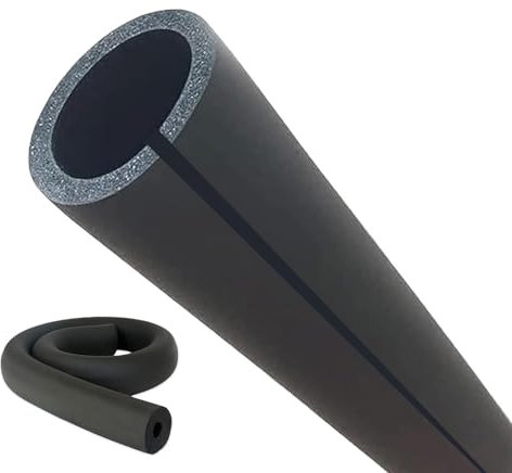 LKPMGOA Dämmung Rohre Schaumstoffschlauch, Rohrdämmung Heizungsrohr Isolierung, für Rohrisolierung im Erdreich, Öffnungsdesign, Gute Flexibilität(43mm)