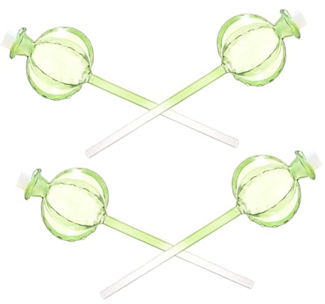 Hemobllo Globe D'arrosage Automatique en Verre 4 Pcs pour Plantes D'intérieur Et Bonsaï, Système D'arrosage pour Plantes, Dispositif D'irrigation en Verre Transparent, Jardin Et Balcon